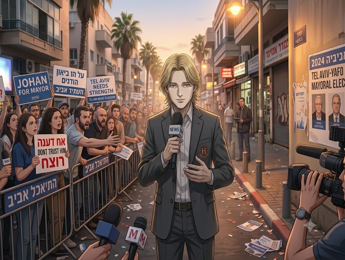 Johan Liebert Announces Tell Aviv Mayoral Run, Promises a Great Nation.